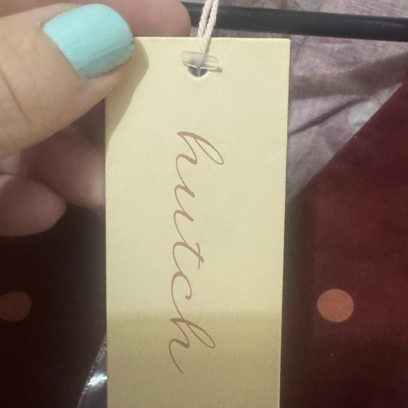 Hutch Polka Dot Peplum Blouse Size XS - Picture 5 of 6